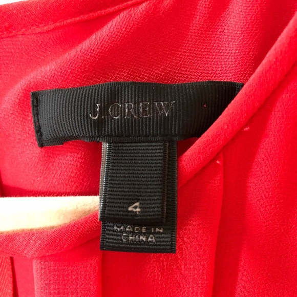 J. Crew Pleated Chiffon Dress - Picture 4 of 5